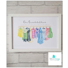 Load image into Gallery viewer, The Grandchildren's Coat hook print
