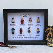 Load image into Gallery viewer, Personalised Minifigure Football Frame