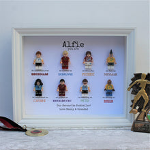 Load image into Gallery viewer, Personalised Minifigure Football Frame