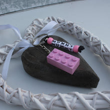 Load image into Gallery viewer, Personalised LEGO® Brick Keyring