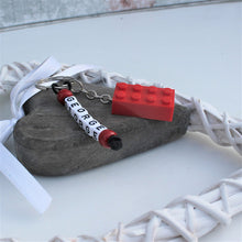 Load image into Gallery viewer, Personalised LEGO® Brick Keyring
