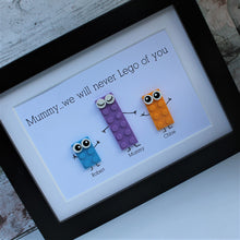 Load image into Gallery viewer, Personalised LEGO® Plate frame for her