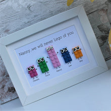 Load image into Gallery viewer, Personalised LEGO® Plate frame for her
