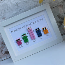 Load image into Gallery viewer, Personalised LEGO® Plate frame for her