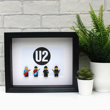 Load image into Gallery viewer, U2 minifigure black luxury frame
