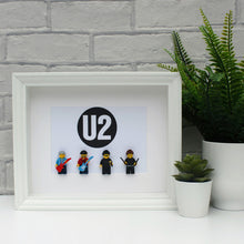 Load image into Gallery viewer, U2 minifigure white luxury frame
