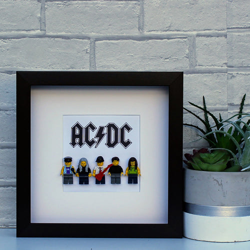 AC-DC Lego Minifigure Black Box Frame