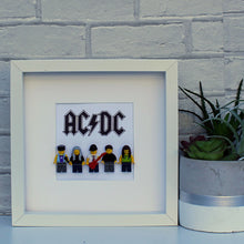 Load image into Gallery viewer, AC-DC Lego Minifigure White Box Frame
