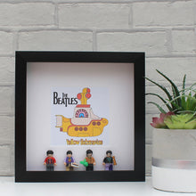 Load image into Gallery viewer, The Beatles Yellow Submarine Minifigure Black Box Frame
