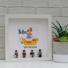 Load image into Gallery viewer, The Beatles Yellow Submarine Minifigure White Box Frame
