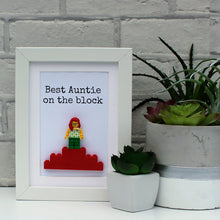 Load image into Gallery viewer, Best Auntie on the block white frame
