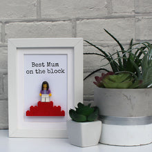 Load image into Gallery viewer, Best Mum on the block white frame