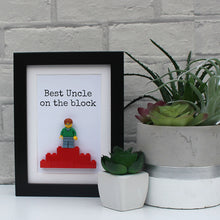 Load image into Gallery viewer, Best Uncle on the block black frame