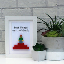 Load image into Gallery viewer, Best Uncle on the block white frame