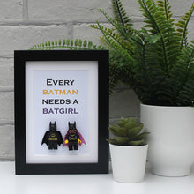 Load image into Gallery viewer, Every Batman needs a Batgirl black frame
