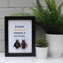 Load image into Gallery viewer, Every Batman needs a Batgirl black frame