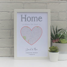 Load image into Gallery viewer, Home is where the heart is print
