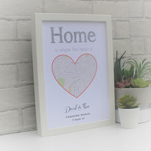 Load image into Gallery viewer, Home is where the heart is print
