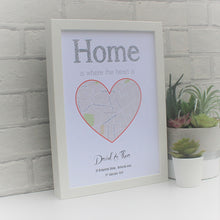 Load image into Gallery viewer, Home is where the heart is print