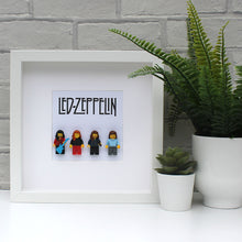 Load image into Gallery viewer, Led Zepplin minifigure white box frame