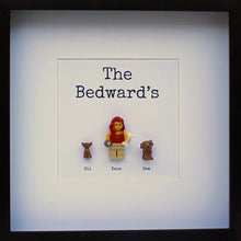 Load image into Gallery viewer, Personalised Lego frame - me & the dogs