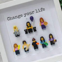 Load image into Gallery viewer, Personalised Lego girls 30th Birthday frame