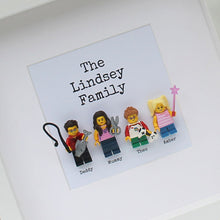 Load image into Gallery viewer, Personalised Lego family of 4
