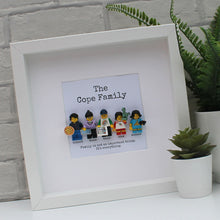 Load image into Gallery viewer, Personalised Lego family frame 
