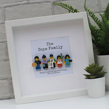 Load image into Gallery viewer, Personalised Lego family frame