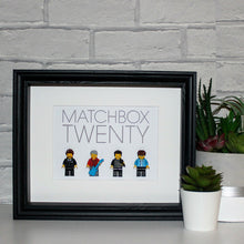 Load image into Gallery viewer, Matchbox 20 Minifigure black luxury frame
