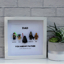 Load image into Gallery viewer, Star Wars You are my father - Minifigure white frame
