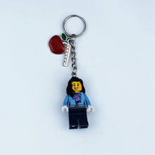 Load image into Gallery viewer, Thank you gift personalised lego keyring
