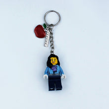 Load image into Gallery viewer, Thank you gift personalised lego keyring