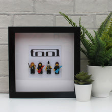 Load image into Gallery viewer, Black boxed minifigure frame of the band Tool
