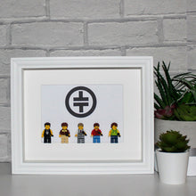 Load image into Gallery viewer, 5 of Take That Minifigure white luxury frame
