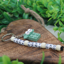 Load image into Gallery viewer, Personalised Lego Yoda Keyring