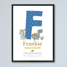 Load image into Gallery viewer, Personalised Christening Print