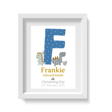 Load image into Gallery viewer, Personalised Christening Print