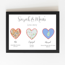 Load image into Gallery viewer, Personalised Love Map

