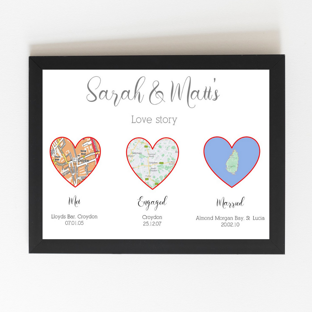 Personalised Love Map