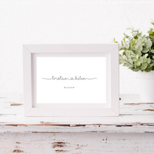 Load image into Gallery viewer, Personalised Wedding Gift Print &amp; Frame
