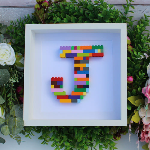Lego initial frame in multicolour