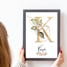 Load image into Gallery viewer, Personalised initial print