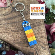 Load image into Gallery viewer, Easter 50 action challenge keyring
