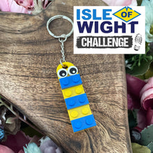 Load image into Gallery viewer, Isle Of Wight jurassic coast action challenge keyring