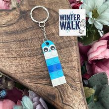 Load image into Gallery viewer, Winter Walk action challenge keyring

