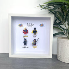 Load image into Gallery viewer, Female Superhero LEGO® Minifigure Frame
