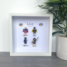 Load image into Gallery viewer, Female Superhero LEGO® Minifigure Frame