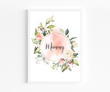 Load image into Gallery viewer, Personalised Mummy Floral Print
