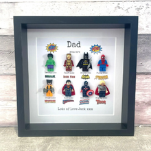 Load image into Gallery viewer, Personalised 8 figure Superhero frame
